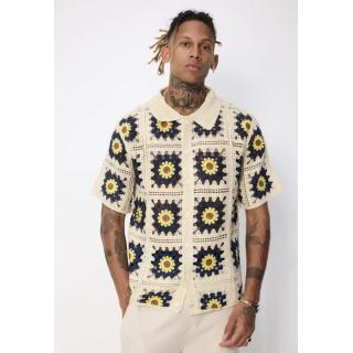 CHEMISE TISSÉ A FLEUR FRILIVIN