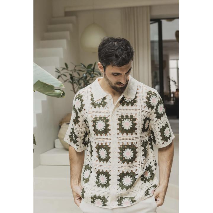 CHEMISE TISSÉ A FLEUR FRILIVIN
