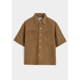 CHEMISE JEANS  MARRON FRILIVIN