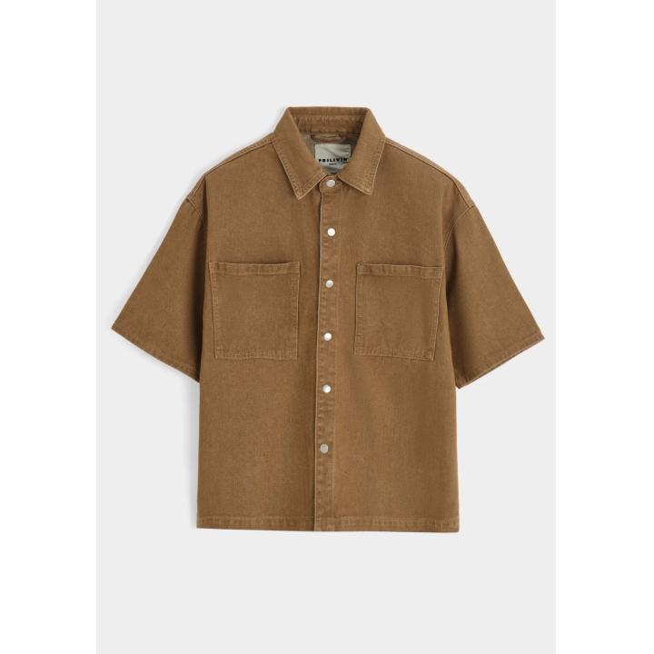 CHEMISE JEANS  MARRON FRILIVIN
