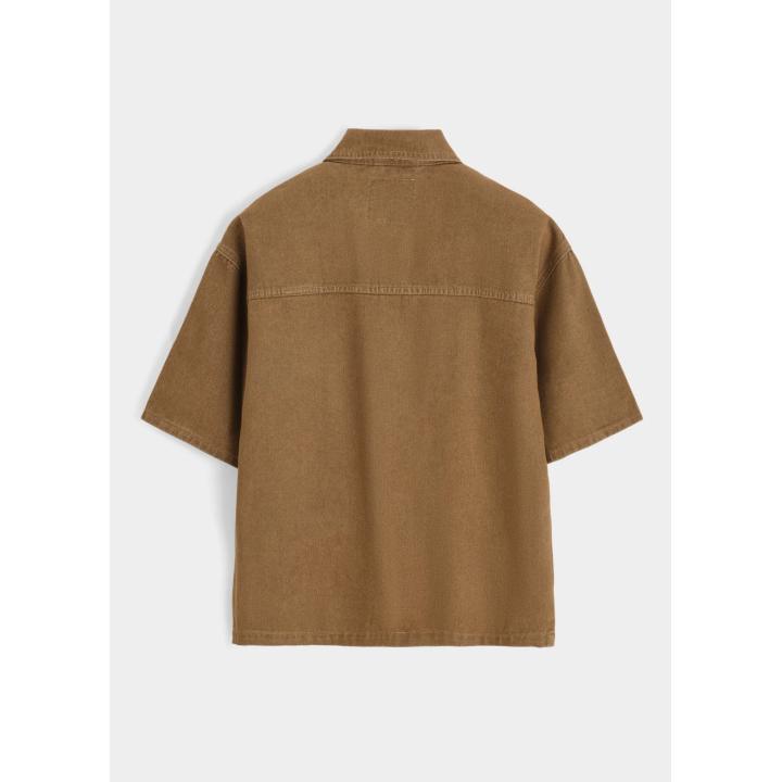 CHEMISE JEANS  MARRON FRILIVIN